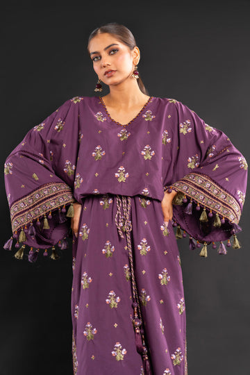 Alkaram Studio FC-C-08B-24-Plum Online Shopping
